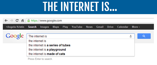 The Internet is...